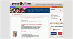 Desktop Screenshot of presseedition.fr